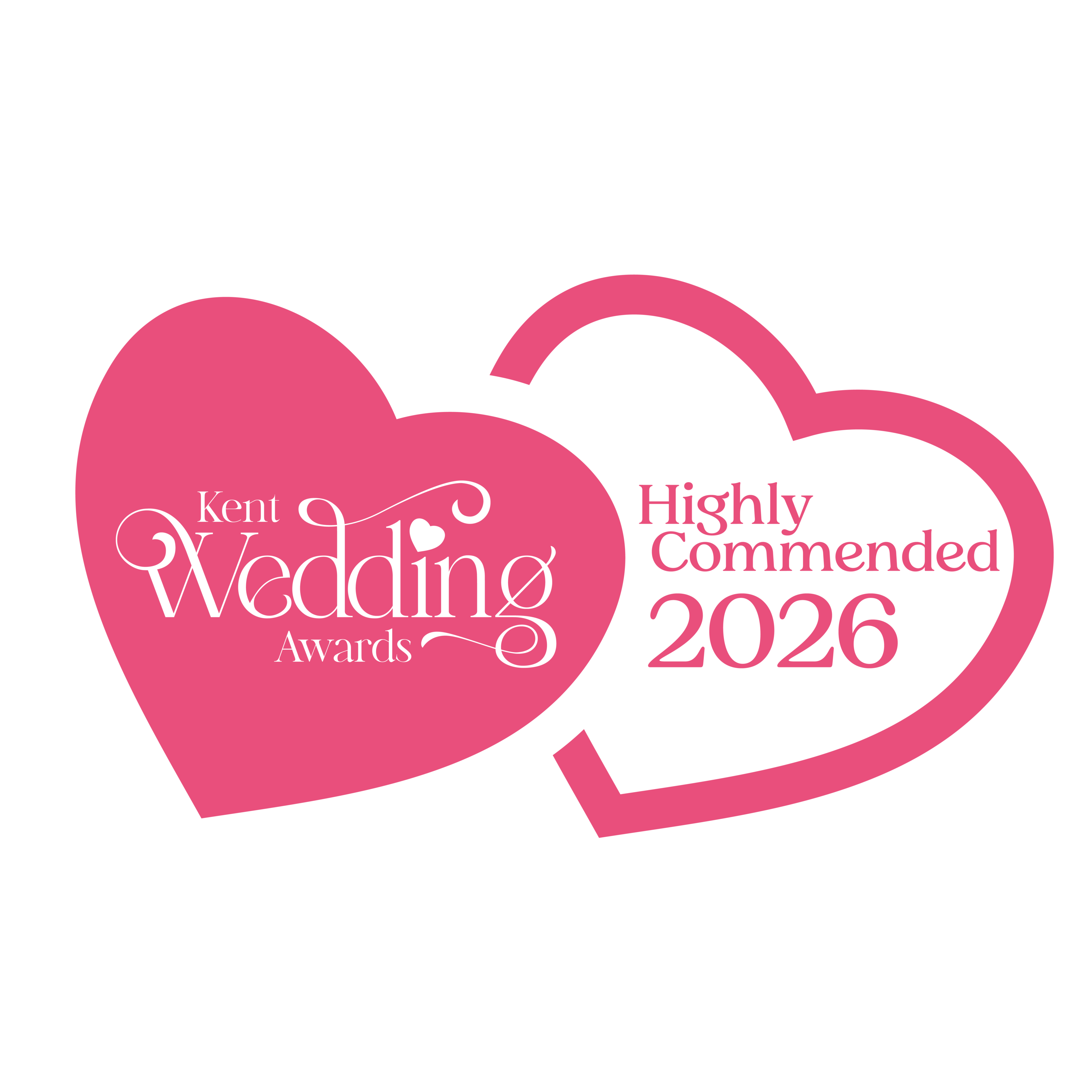 Kent Wedding Awards 2026 - Highly Commended