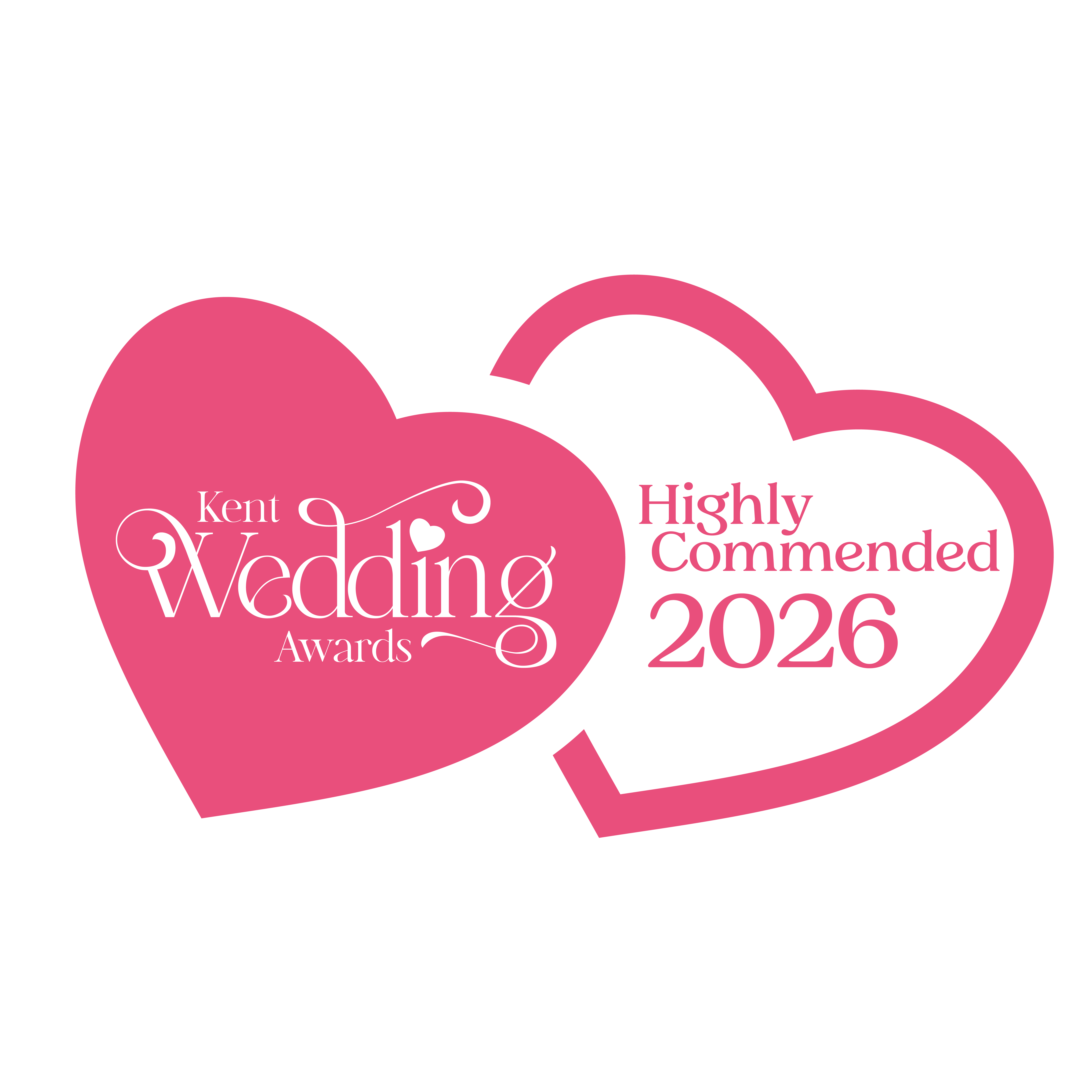 Kent Wedding Awards 2026 - Highly Commended
